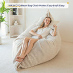 Giant Bean Bag Soft Fluffy Faux Fur Beanbag