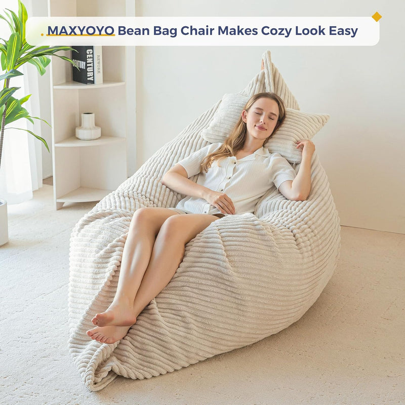 Giant Bean Bag Soft Fluffy Faux Fur Beanbag