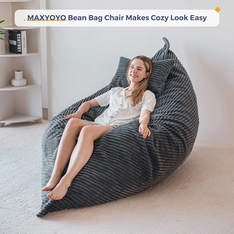 Giant Bean Bag Soft Fluffy Faux Fur Beanbag