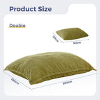Giant Bean Bag with Pillow Soft Corduroy