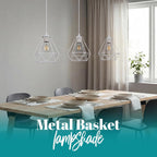 Giggi Cage Metal Basket Ceiling Light Shade Wrought