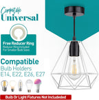 Giggi Cage Metal Basket Ceiling Light Shade Wrought