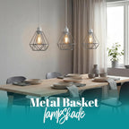 Giggi Cage Metal Basket Ceiling Light Shade Wrought