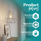 Giggi Cage Metal Basket Ceiling Light Shade Wrought
