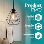 Giggi Cage Metal Basket Ceiling Light Shade Wrought