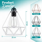 Giggi Cage Metal Basket Ceiling Light Shade Wrought