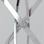 Glass Console Table Modern Contemporary Style Hallway