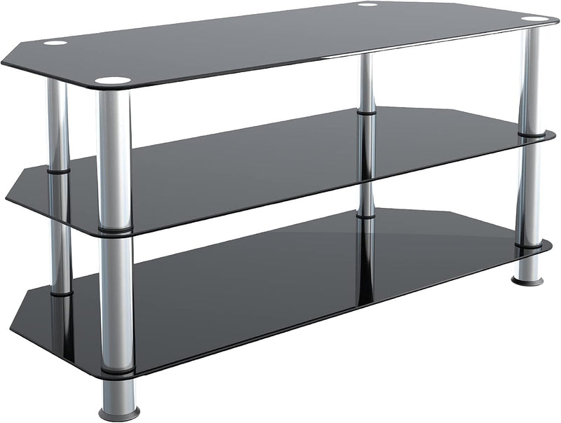 Glass Corner TV Stand Unit