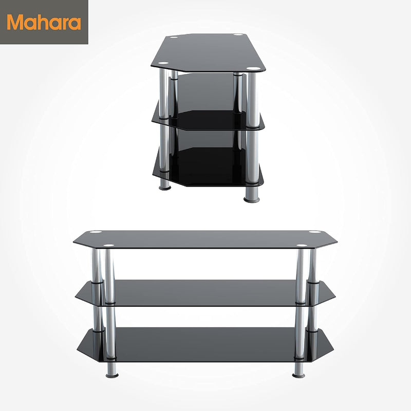 Glass Corner TV Stand Unit