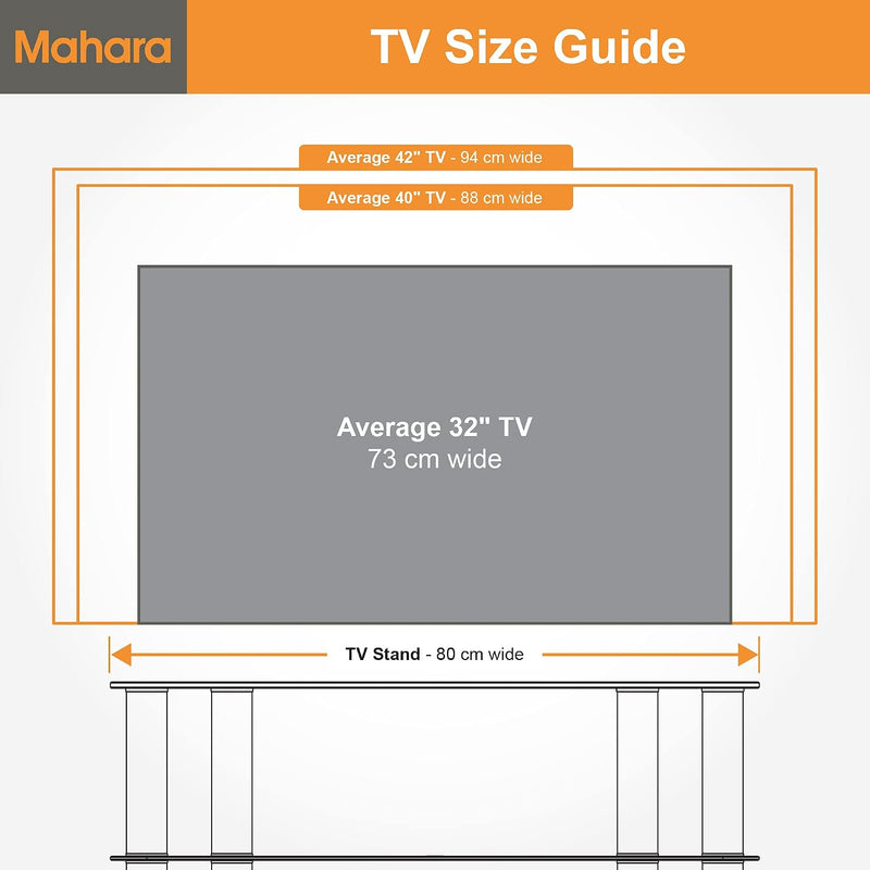 Glass Corner TV Stand Unit