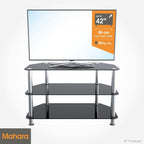 Glass Corner TV Stand Unit