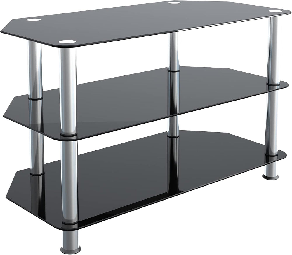 Glass Corner TV Stand Unit