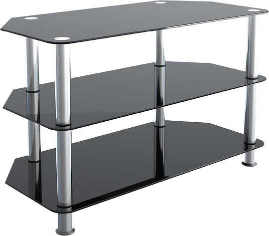 Glass Corner TV Stand Unit