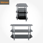 Glass Corner TV Stand Unit