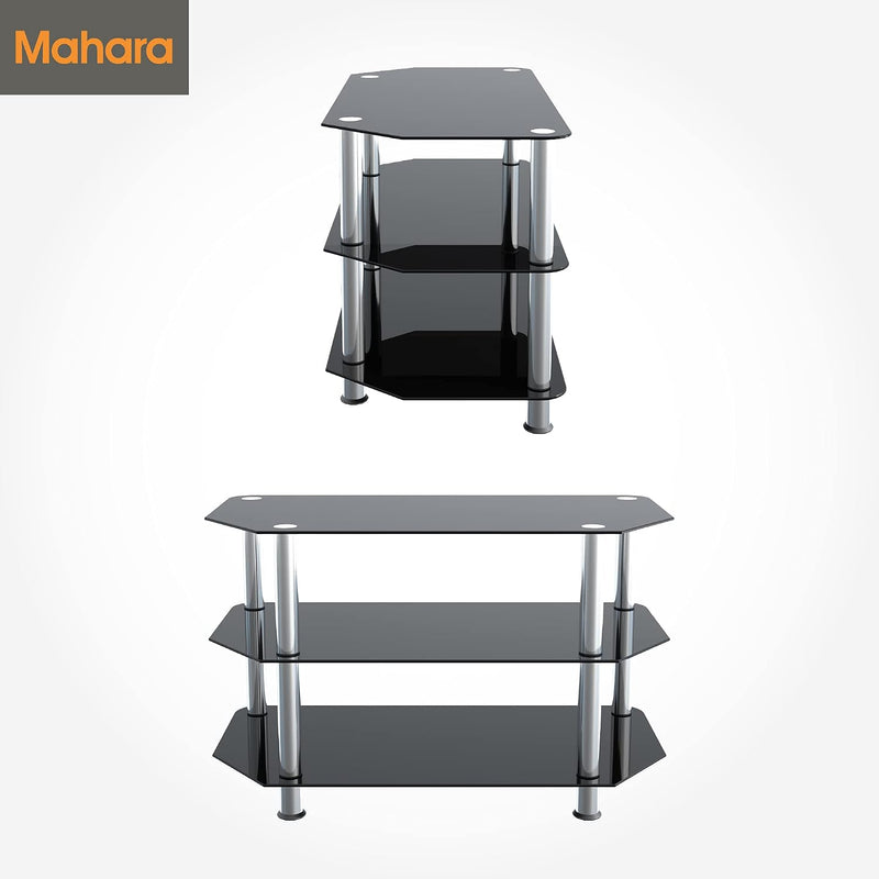 Glass Corner TV Stand Unit