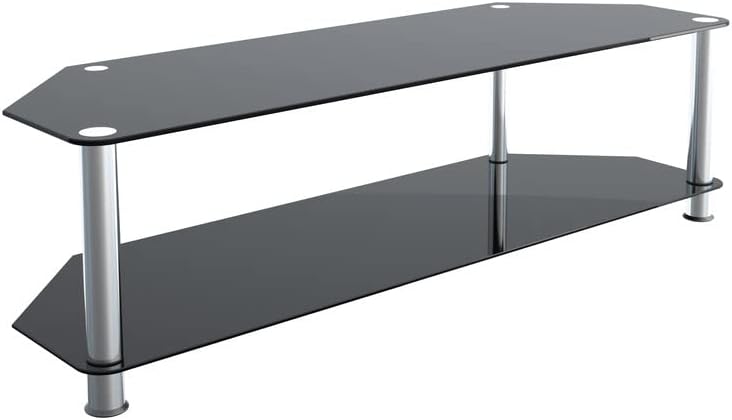 Glass Corner TV Stand Universal Unit