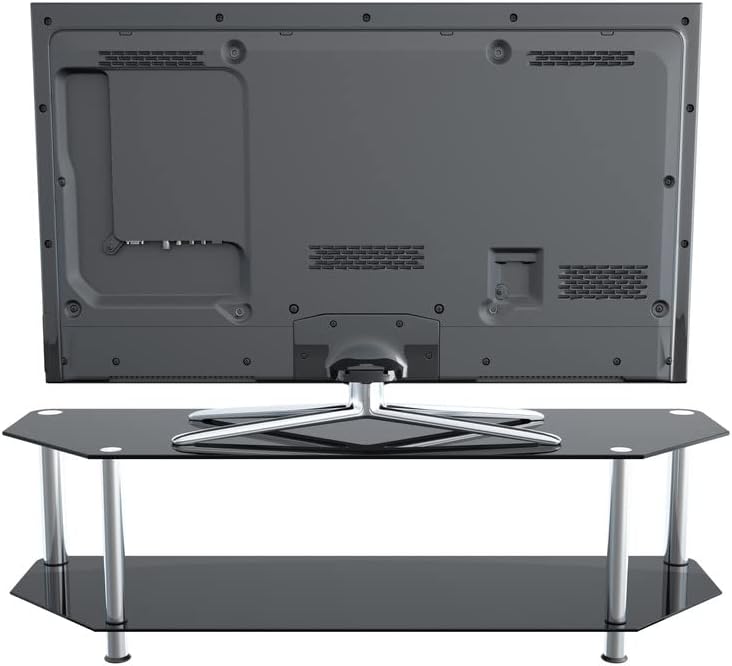 Glass Corner TV Stand Universal Unit