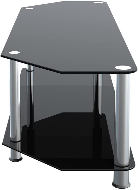 Glass Corner TV Stand Universal Unit