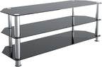 Glass Corner TV Stand Universal Unit