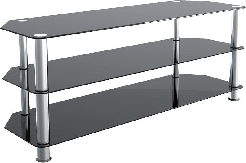 Glass Corner TV Stand Universal Unit