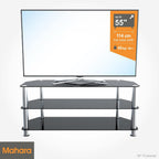 Glass Corner TV Stand Universal Unit