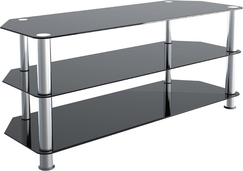 Glass Corner TV Stand Universal Unit
