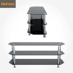 Glass Corner TV Stand Universal Unit