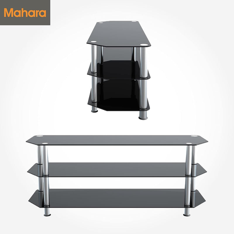Glass Corner TV Stand Universal Unit