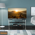 Glass Corner TV Stand Universal Unit