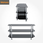Glass Corner TV Stand Universal Unit