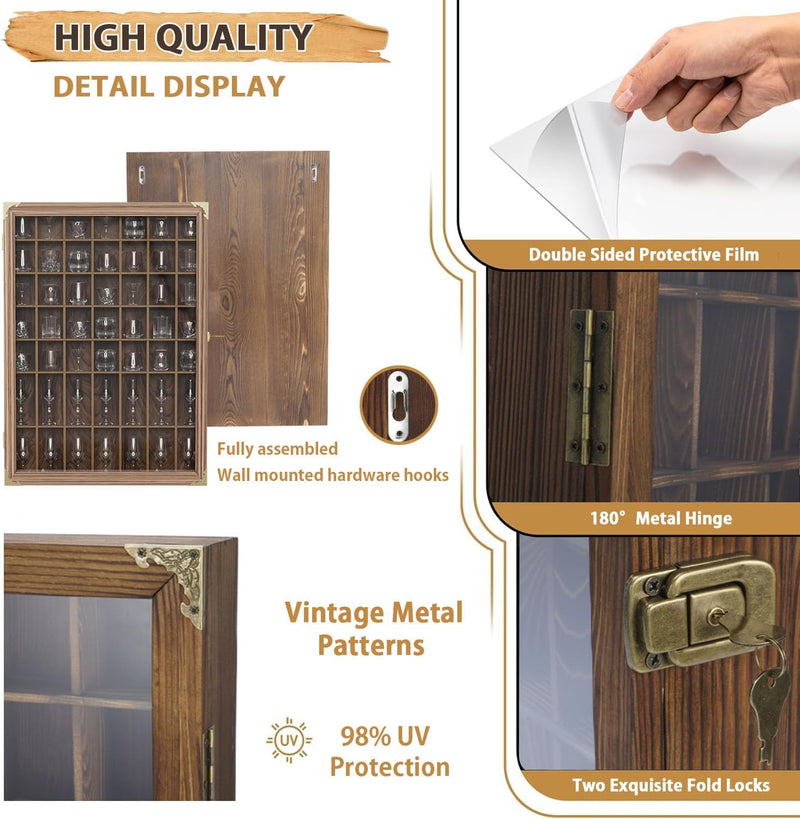 Glass Display Case 49 Holder