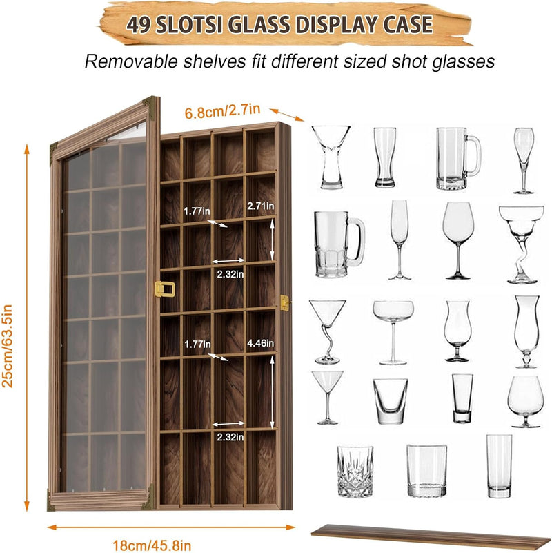 Glass Display Case 49 Holder