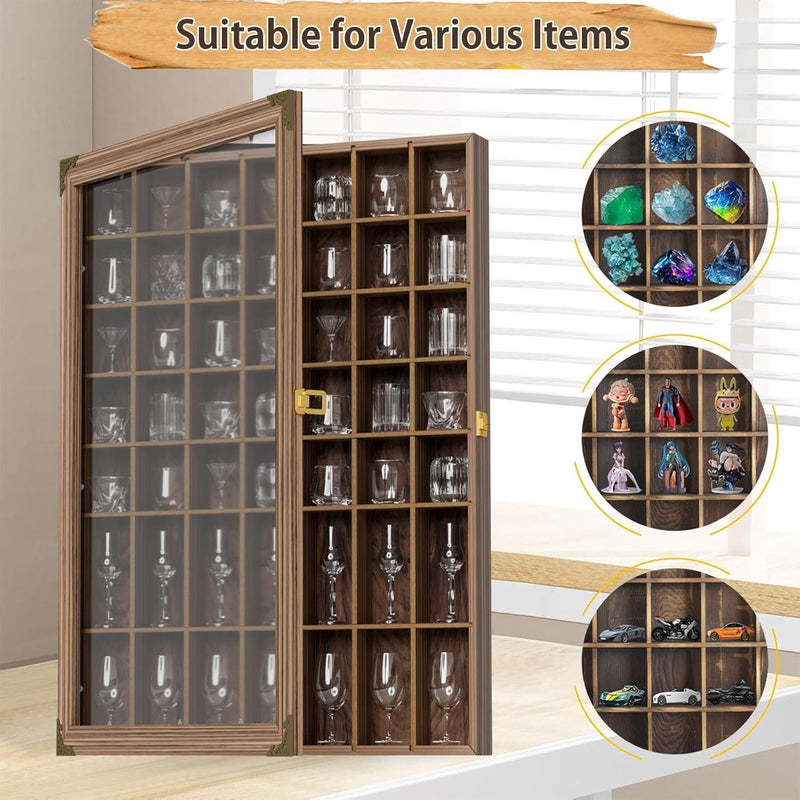 Glass Display Case 49 Holder
