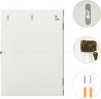 Glass Display Case Lockable 72 Slots Wooden Cabinet