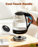 Glass Electric Kettle with Illumination 2200W Fast Boil