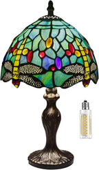 Glass Lamp Table Crystal Bead Style Light Handmade