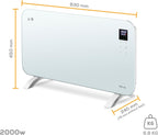 Glass Panel Heater 2000W with App Wifi 2