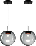 Glass Pendant Light for Kitchen Island Includes Extra