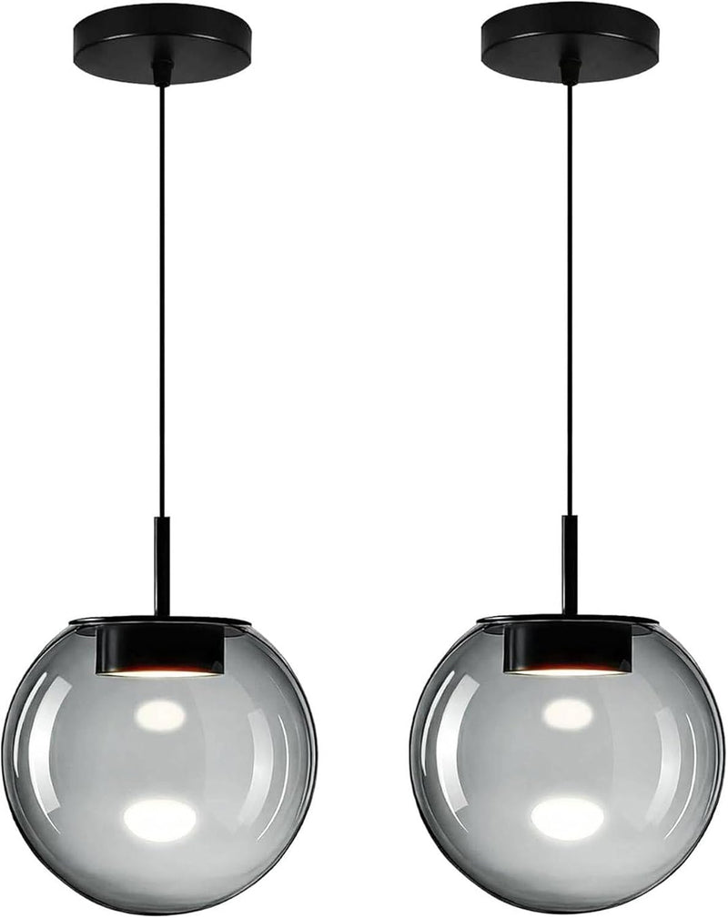 Glass Pendant Light for Kitchen Island Includes Extra