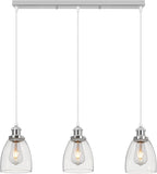 Glass Pendant Light Vintage Industrial Ceiling with Clear
