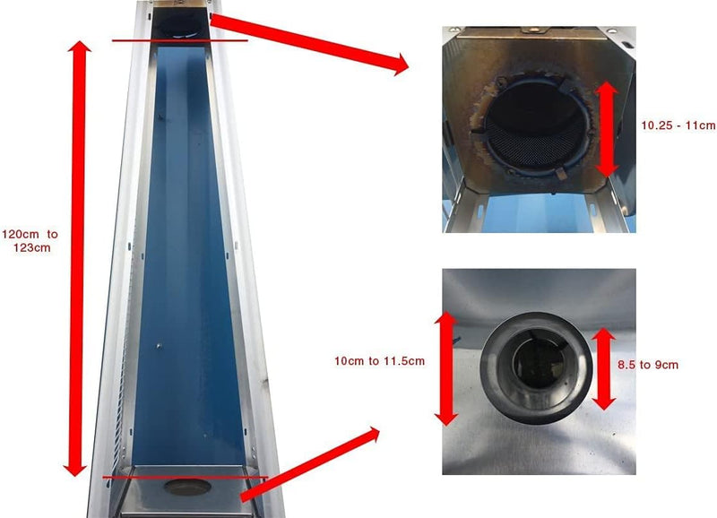 Glass Tube Replacement for Pyramid Gas Patio Heater