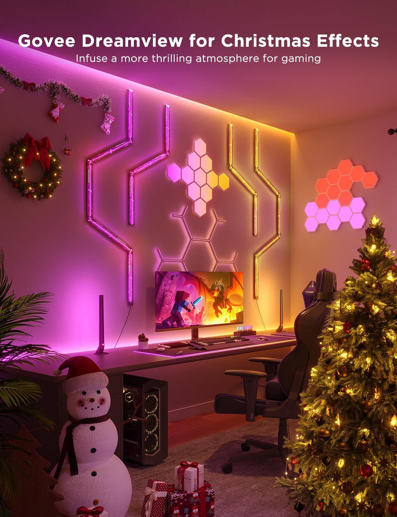 Glide Hexa Panels Smart Hexagon LED Wall Lights