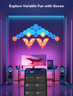 Glide Hexa Panels Smart Hexagon LED Wall Lights