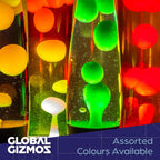 Global Gizmos 16” Rainbow Lava Lamp 40CM Tall