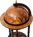 Globe Bar Made of Eucalyptus World Trolley