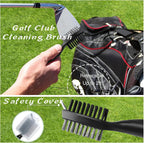 Golf Accessories Retractable Club Brush Foldable Divot Repair