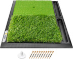 Golf Hitting Mat with Ball Tray