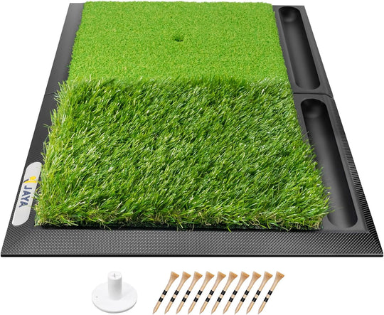 Golf Hitting Mat with Ball Tray