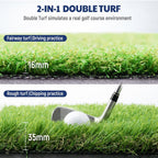 Golf Hitting Mat with Ball Tray