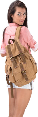 Gootium Canvas Backpack Vintage